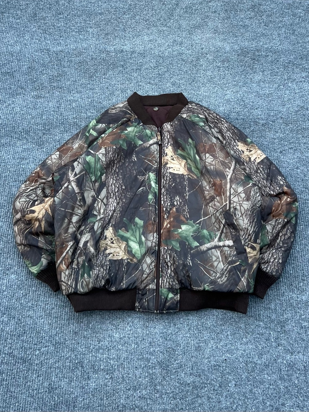 Vintage Realtree Camo Bomber Jacket